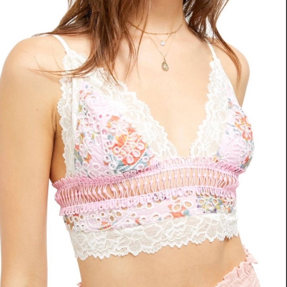 Free People Bralette Bra Lingerie Emma Soft